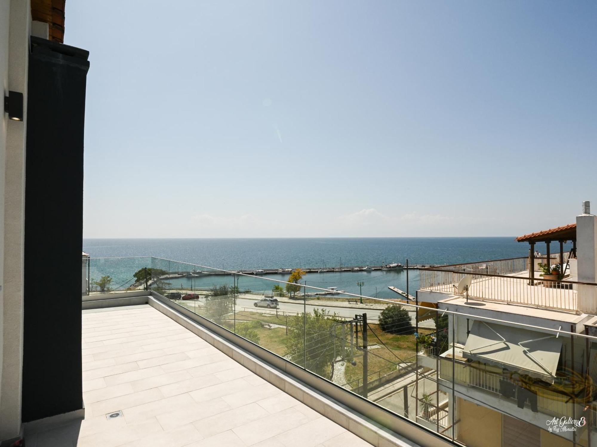 Panorama Penthouse Apartment Nea Kallikrateia Exterior photo